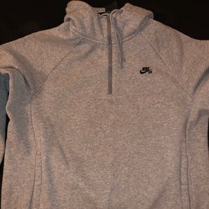 Nike half zip hoodie